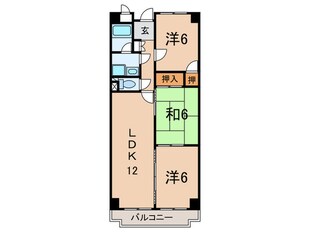 第２高杉マンションの物件間取画像